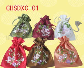 纯手工丝带绣花布艺礼品袋 定制价格、厂家选择与花卉图片指南